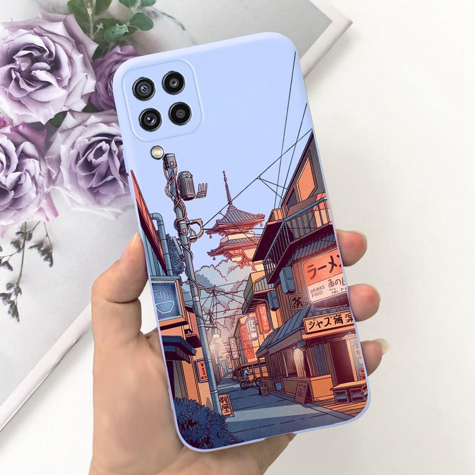 For Samsung M32 4G Case M325 SM-M325F Cover Cute Astronaut Duck Cat Phone Soft Funda On Samsung Galaxy M32 Bumper M 32 Protector
