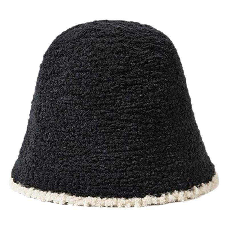 Small face retro Fair Island knitted wool hat women's autumn and winter versatile hat thermal head hat cold hat