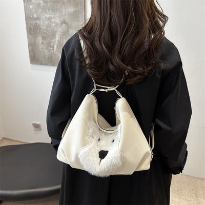 2025 New Casual Commuting Large-capacity Women's Backpack, Fashionable, Simple and High-value Single Shoulder Underarm Tote Bag