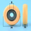 8*36*10mm 608zz Bearing Rolling Plastic Wheel Door Window Drawer Track Mechanical Furniture Roller Bearing 67kg Inside 8mm