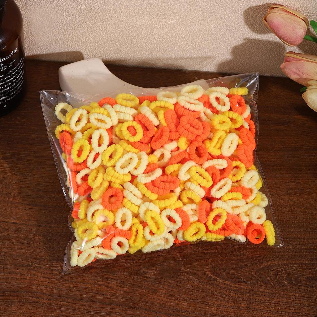 500-Pack Hair-Friendly Elastic Bands for Girls & Babies