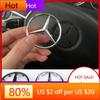 CFW1 2025 Hot For Mercedes Benz 52/58mm ABS Car Steering Wheel Emblem with Pins Cover for Mercedes Benz AMG A63 W166 W212 W213 W246 W