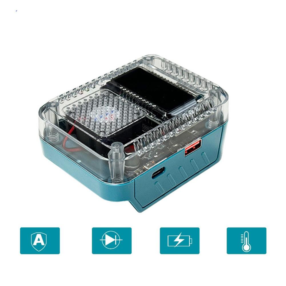 

Эффективный адаптер для литиевых аккумуляторов для быстрой зарядки с цифровым монитором