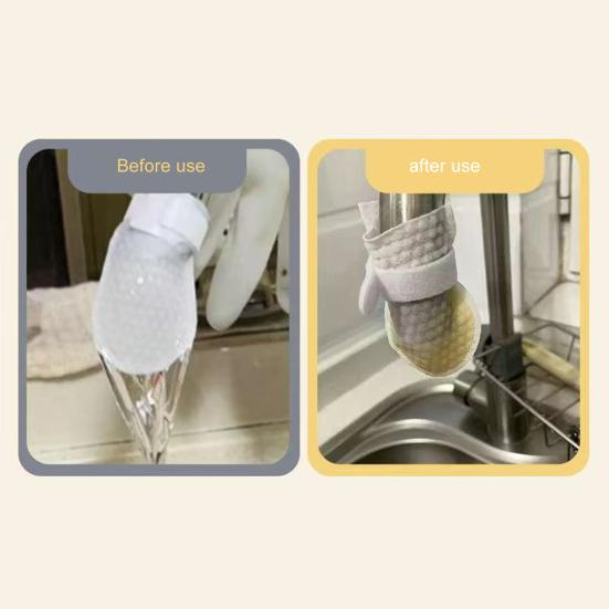 Universal Faucet Water Filter Bag Non-Woven Fabric High-Density Sediment Remover for Tap Water Rust & Particles Anti-Splash Soft Flow Faucet Cover