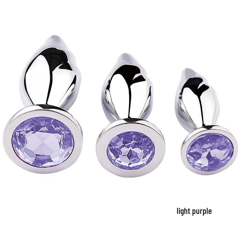 G-Spot Rear Garden Metal Butt Plug: Unisex Adult Flirting Toy
