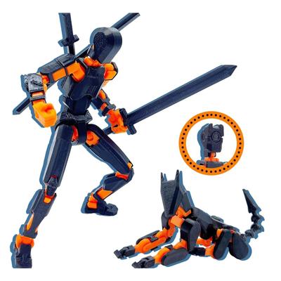 Joint Movable 3d Printed Doll Toy, Creative Decompression Desktop Ornament