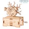 Puzzle Creativo 3D Tridimensionale Fonografo Carillon Modello di Puzzle in Legno Realizzato Scientificamente Giocattoli Educativi per Bambini