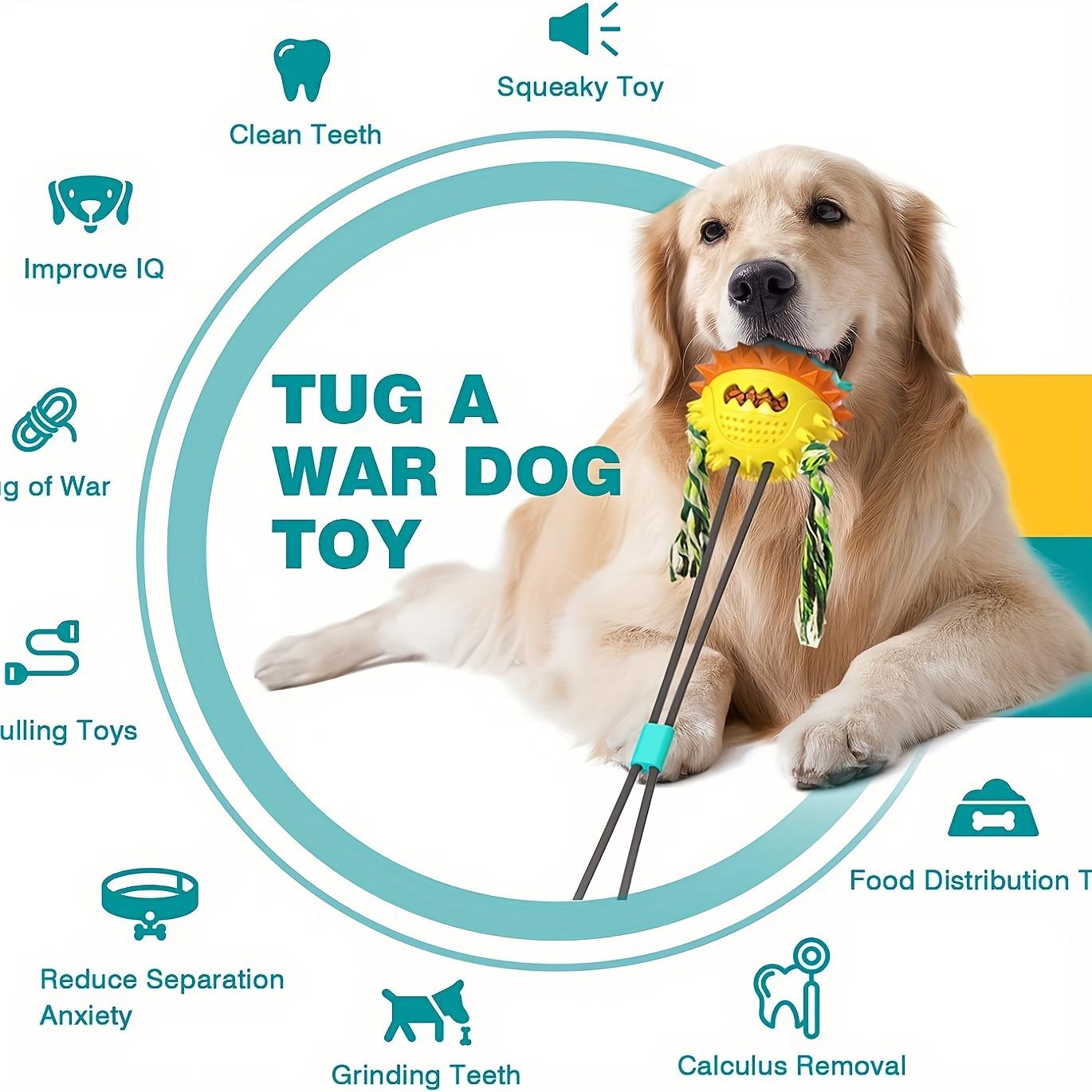 

New Arrival! Interactive Dog Toy with Strong Suction Cup, Chewable Material, No Batteries Required, Perfect for Large Dogs Molar and Bite Dog Suction Cup Toy