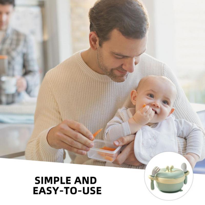 1 Set Suction Bowls For Baby With Anti-Slip And - Functions