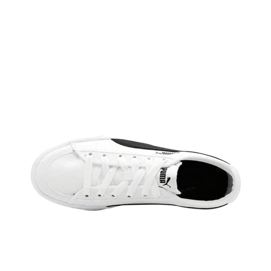 Puma Smash v2 Vulc SL Weiß Schwarz Unisex Sneaker 367308-02