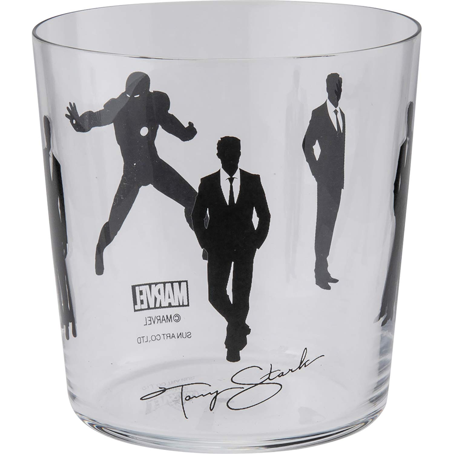 

Juice Glass Silhouette Iron Man SAN3213-2