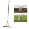 Thatch Rake 14.7 Inch Carbon Steel Stainless Steel Robust Lawn Dethatcher Rake with Handle for Clning Dd Grass Yard Garden