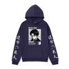 Mens Attack On Titan Anime Hoodie Winter Fleece Lined Oversized Streetwear Sweatshirt Youth Casual Wear