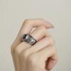 Design Elegant Geometric Vintage Inspired Adjustable Copper Ring For Fashion Women