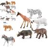High-quality Pvc Jungle Animal Models With Elephant Tiger Lion Ideal For Children