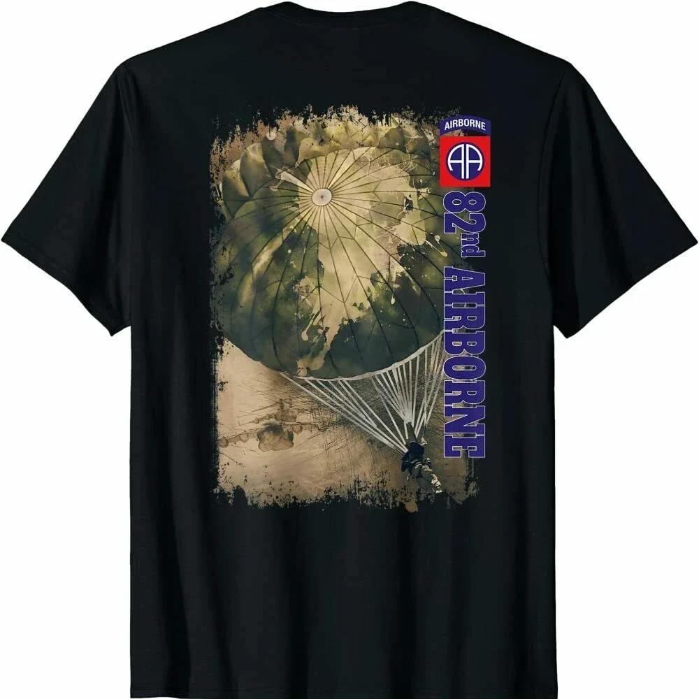 US Army 82nd Airborne Division TShirt 100 Cotton ONeck Short Sleeve Summer Casual Mens Tshirt S