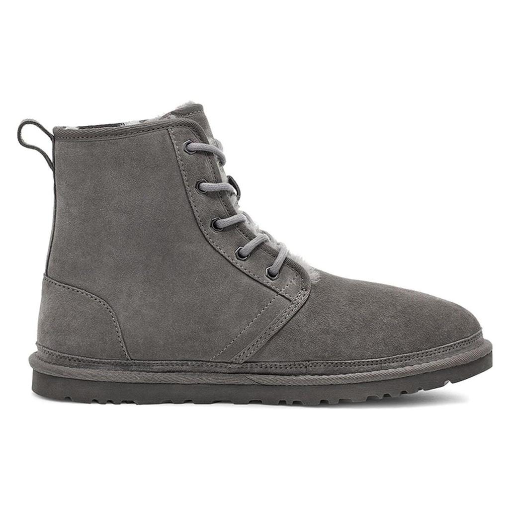 UGG Harkley Fleece Lined Snow Boots Gray 1016472-CHRC