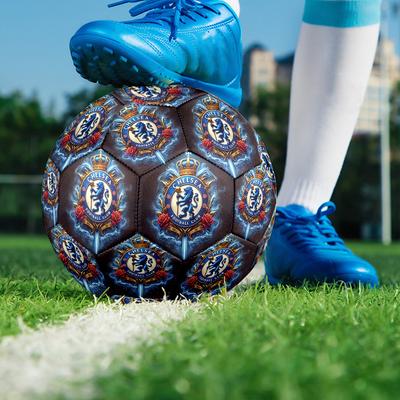 1pc Chelsea FCIndoor Soccer Ball Colorful All Ages Machine Stitched PVC Competition Ready Durable High-Bounce HE3