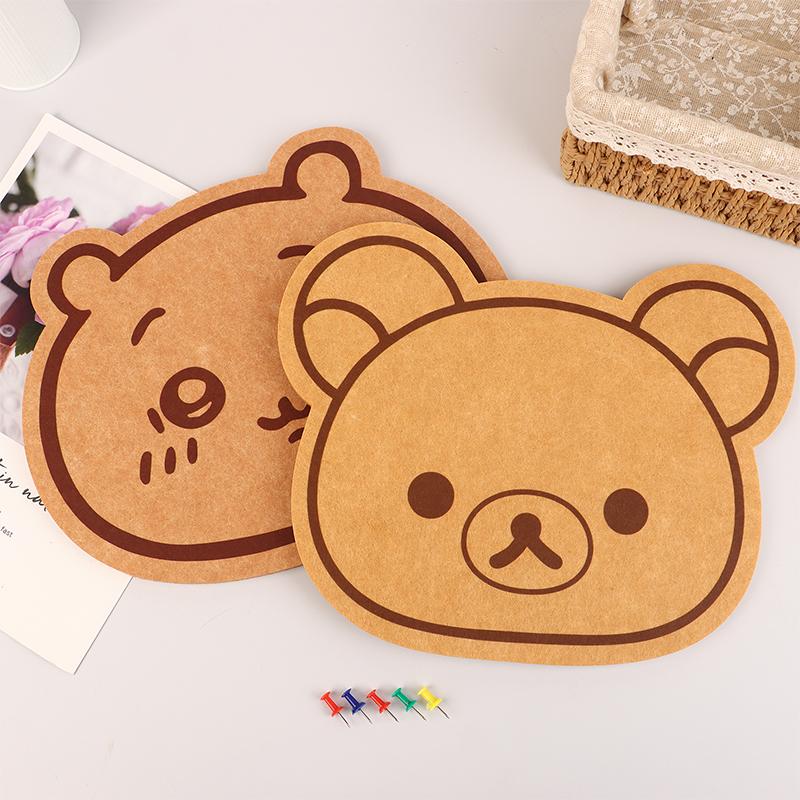 Cartoon Bär Hase Filzbrett Rutschfest Schlafzimmer Verdickter Wandaufkleber Memoboard Gedenkfoto Wand Geschenke