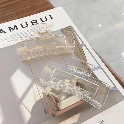 New Claw Clip for Women Tough Colorful Plastic Hair Claw Large Size Hair Clamps Claw Clip Crab Chic Hair Accessories Gift