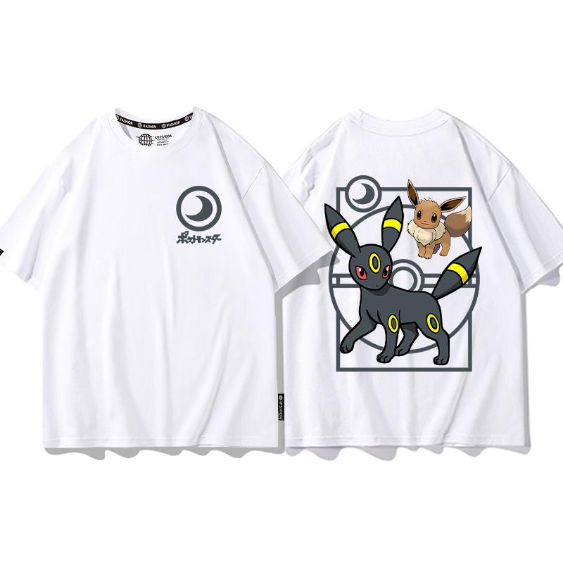 Pokémon Joint Tshirt Childrens Summer Mens and Womens Geng Gui Super Dream Clothes Boys Pokémon Short Sleeves