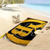 BSC Young Boys Print Beach Towel, Large Soft Quick Dry Towel for Beach Camping Swimming