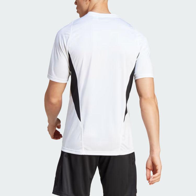 Adidas Fc Bayern Tiro 23 Training Jersey Color Block V-Neck Short Sleeve Football Shirt Men Tops White IB1522