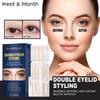 West&Month Double Eyelid Tape 480pcs, Adhesive-Free, Mesh Lace Olive-Shaped, Invisible and Natural, Waterproof and Sweatproof for Beautiful Eyes