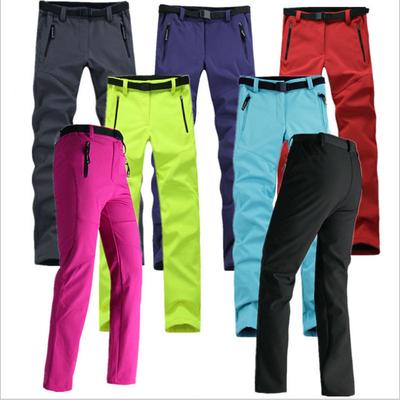 Pants Hiking Skiing Thermal Softshell Snowboard Camping Skating Waterproof Fleece for Women Outdoor Trekking Trousers