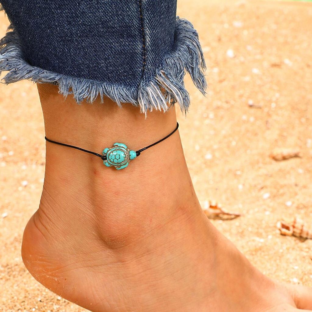

Fashion Tortoise-shaped Single Layer Rope Anklet Jewelry