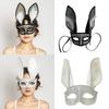 Rabbits Ears Masquerade Half Mask for Themed Event Proms and Festivals Party Rabbits Glitter Eyemask for Adult Unisex