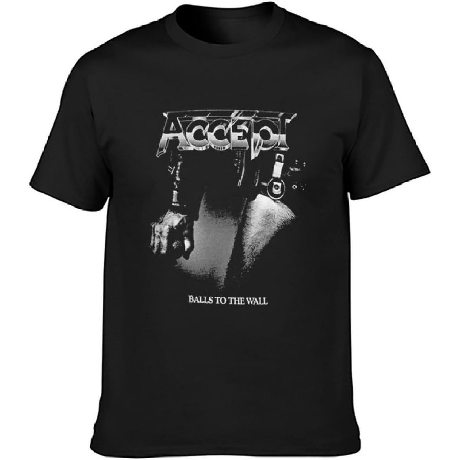 r_yes Accept Balls to The Wall Men s T-Shirt Unisex Tee Black S