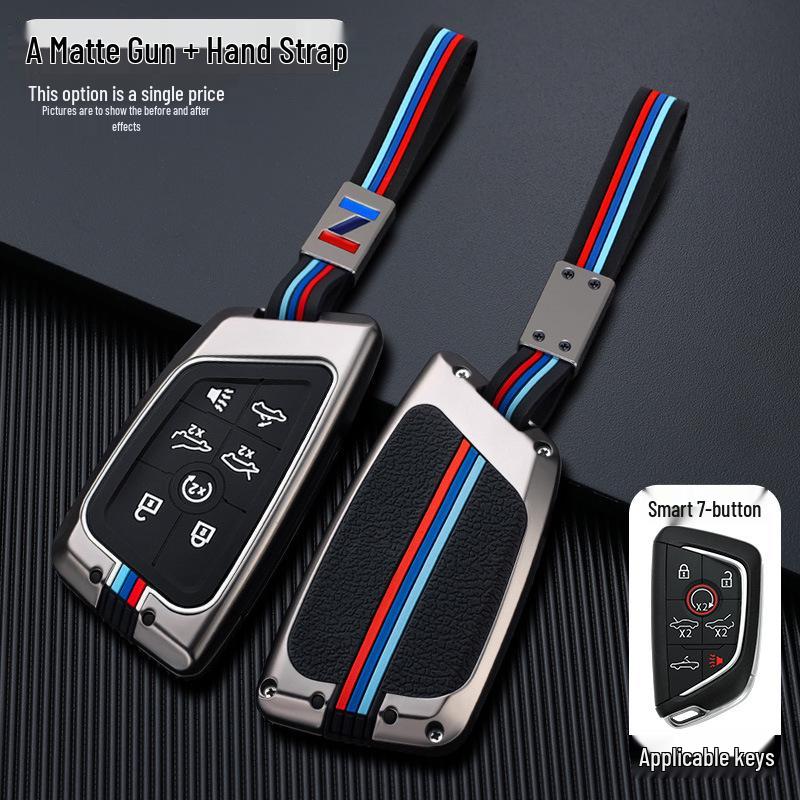 Funda para Mando de Llave Corvette C8 Coupé: Carcasa Metálica Protectora de Cobertura Completa