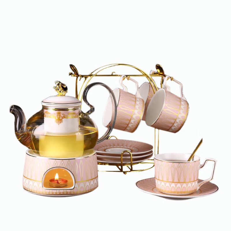 Homeglen Glorious Years Pearlescent Pink Tea Set