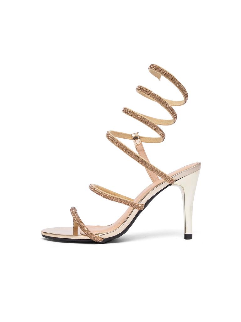 Women's Stiletto Heel, Fashionable Sexy Style Minimalist Design High Heel Sandals Super High Heel