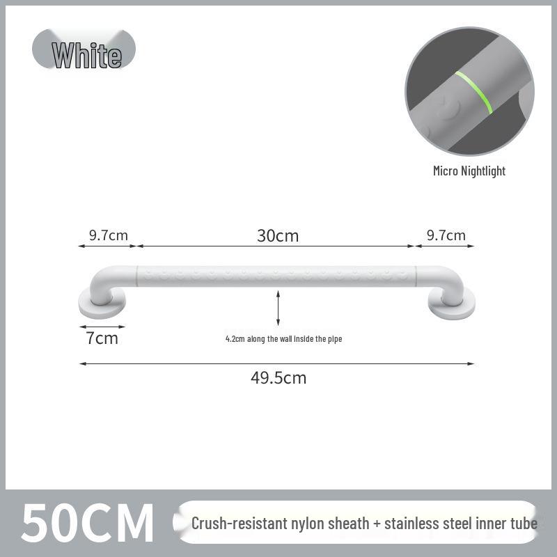 Corridor ABS Anti-Slip Handrail for Staircases, Bathrooms, and Toilets - Elderly & Disabled Assistance Rail