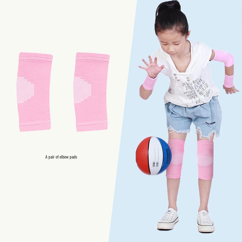 Set di Attrezzatura di Sicurezza Sportiva per Bambini: Ginocchiere, Gomitiere, Polsini per Calcio, Corsa, Pallacanestro - Protezione Anti-Caduta.