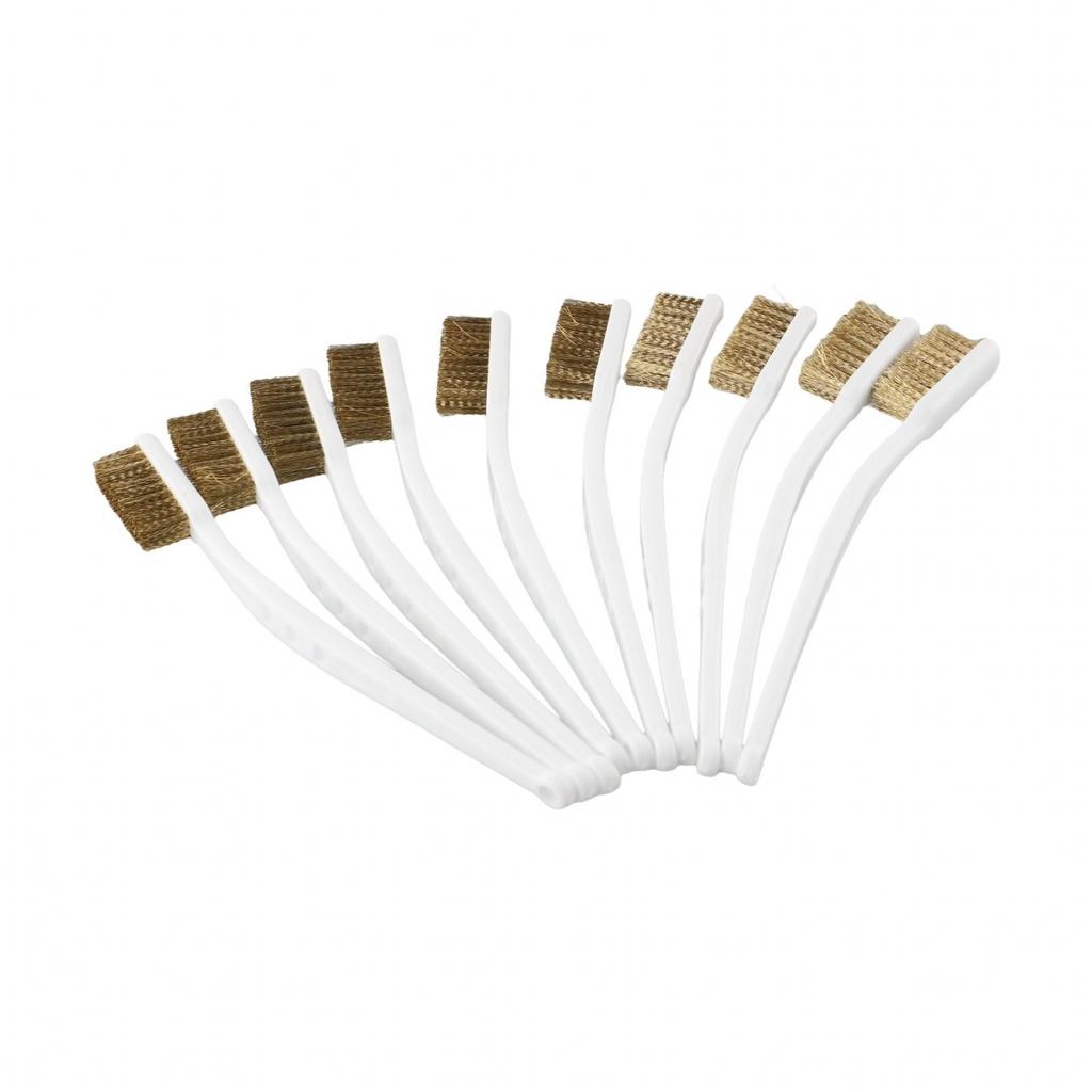 10pcs Wire Brush Brass Brushes Cleaning Brush Industrial