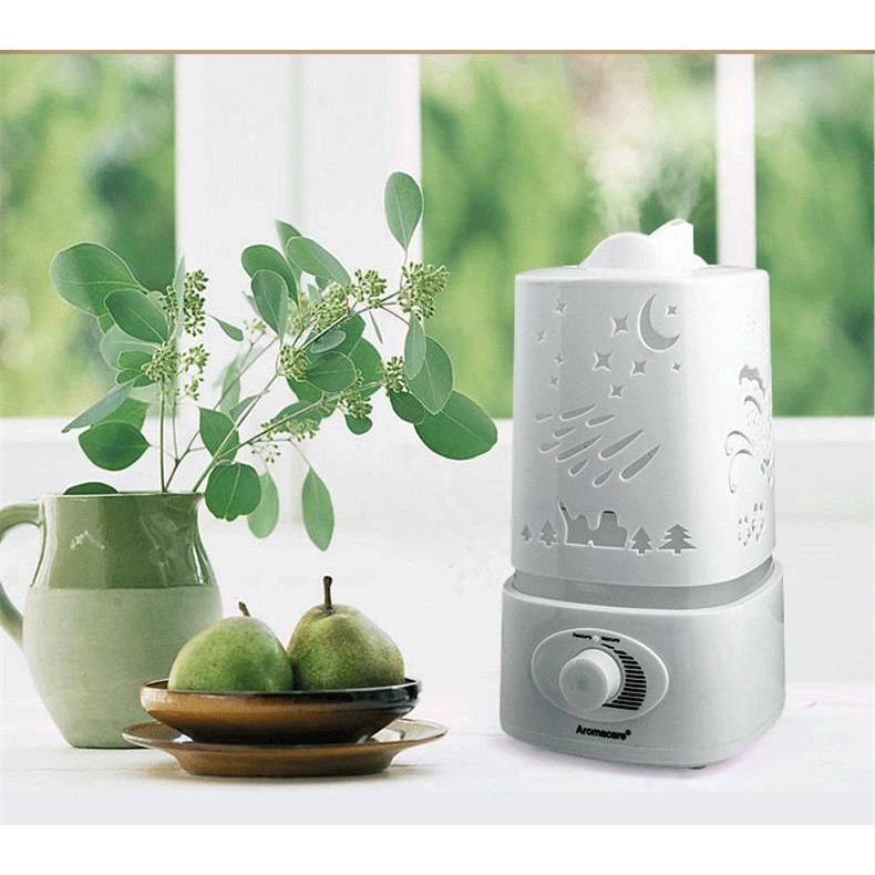1,5L Elektromos Aromás Levegő Diffúzor Ultrahangos Ionizátor Párásító LED Éjszakai Fény Otthoni Aromaterápia Tisztító Porlasztó