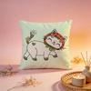 Cool Bandana Cat Graphic Cushion Cover Comfortable Durable Pillow Cover MultiScene for Home Office Car Sofa