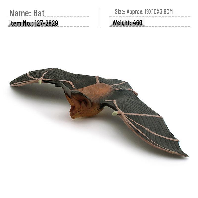 Wildlife Bat Solid Simulation Model for Halloween Decoration and Pranks