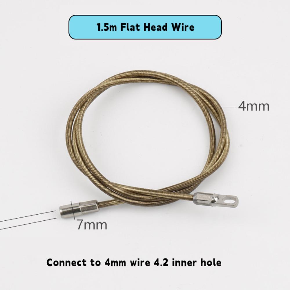 Connect To 4mm Wire Automatic Thread Guide Carbon Steel Fast Cable Puller Auxiliary Tools