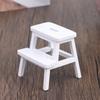 1:12 Dollhouse Miniature Stools Step Stool Square Stool Small Bench Model Living Room House Furniture Decor Toy