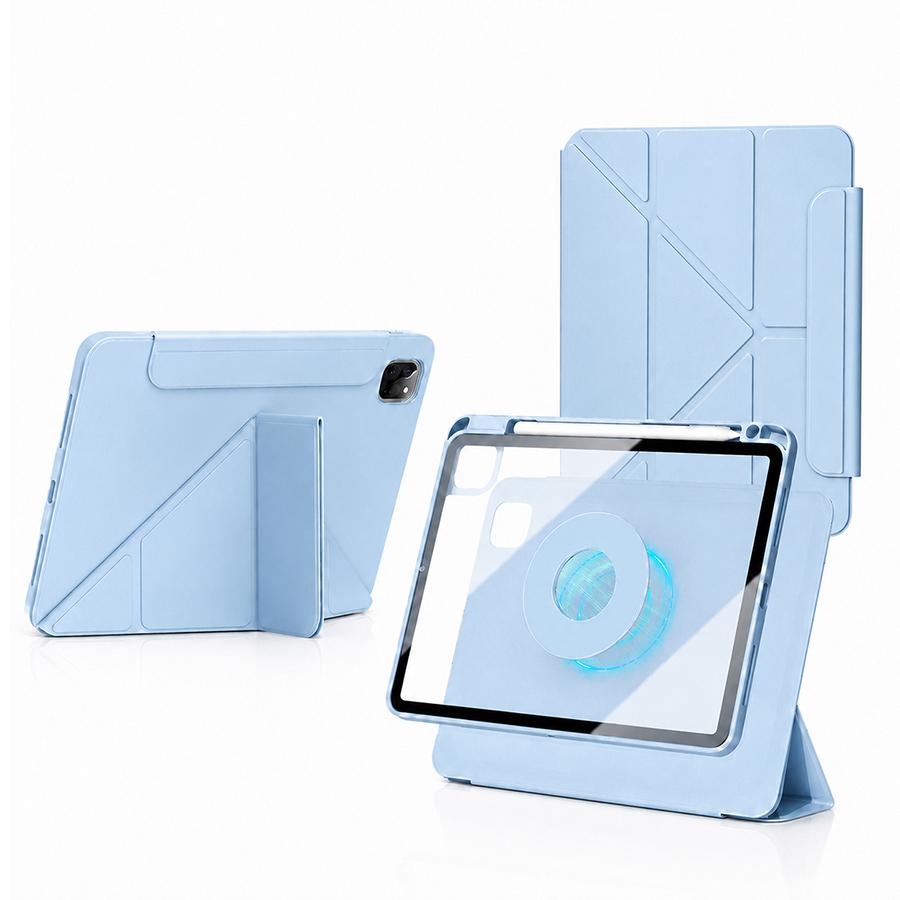 2-in-1 Detachable Magnetic ipad Case with Apple Pencil Holder, Smart Stand & Auto Wake/Sleep Function, Compatible with IPad9.7/10.2/10.5/10.9/11/