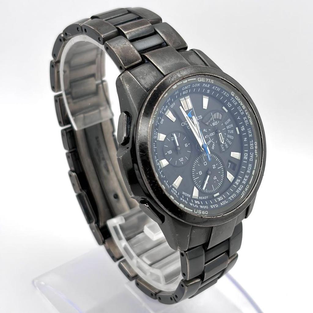 Used Operating Casio Oceanus OCW-M700 Radio Solar Titanium Condition Considered