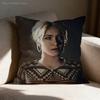 Mike Josh U-Until D-Dawn Pillow Case Print Polyester Fiber 40X40 cm Home Sofa Throw Cushion Cover Decoration