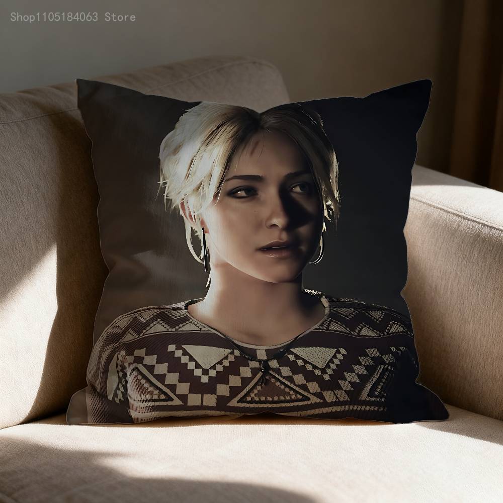 Mike Josh U-Until D-Dawn Pillow Case Print Polyester Fiber 40X40 cm Home Sofa Throw Cushion Cover Decoration