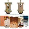 Wardrobe Sliding Door Pulley Hanging Wheel Cabinet Sliding Door Roller Track Slot Wheel Furniture Hardware Pulley