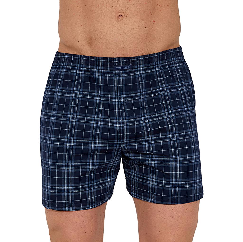 Pantaloncini da Boxer da Uomo Larghi in Cotone - Cornette - Comfort, Confezione da 3, Modello Bm003