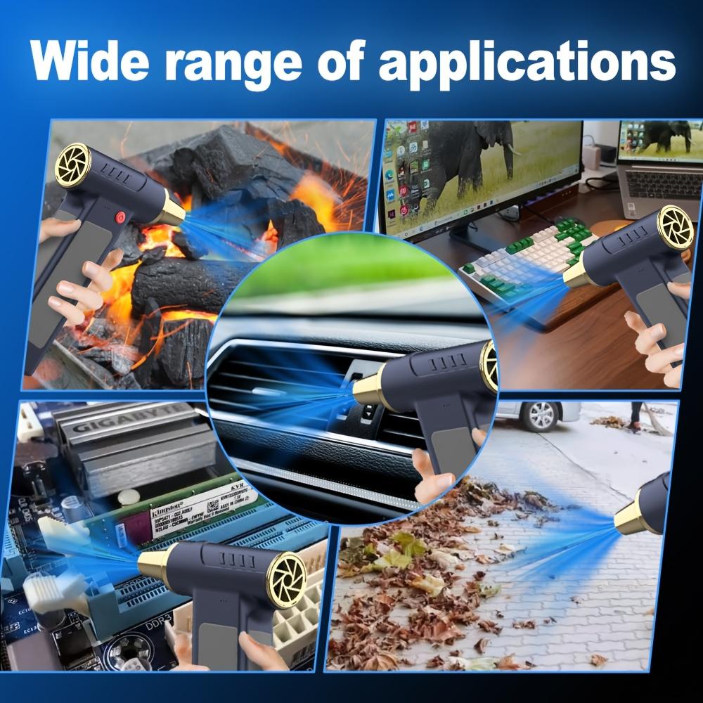 13000RPM Air Duster with 1000A Peak Car Jump Starter for 12V, Cleaning, and Emergency Starting